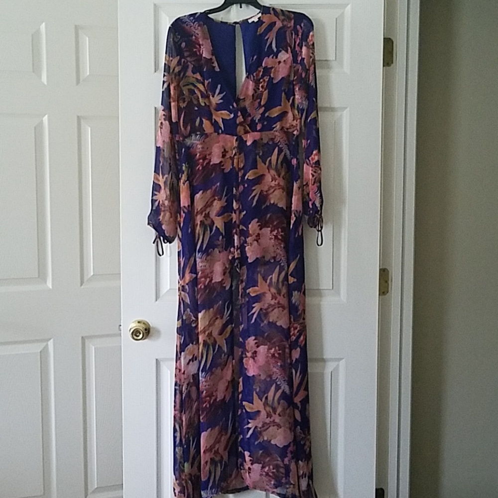 Beautiful Floral Maxi/Romper
